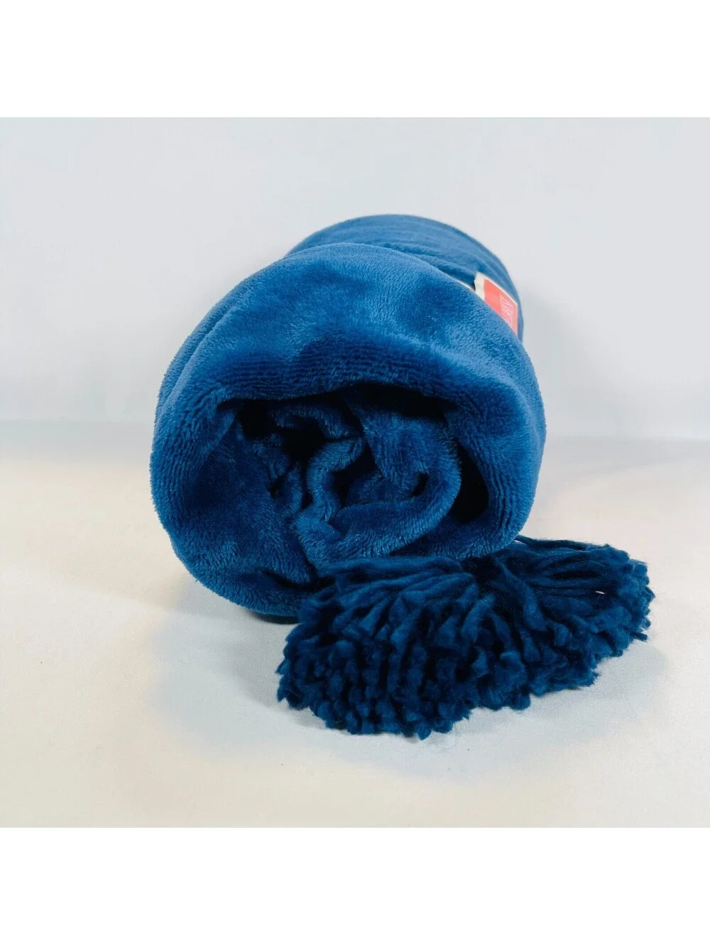 Opalhouse Target Plush Throw Blanket Teal Blue Tassels 50x60 NWT Boho Cozy
